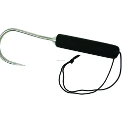 Sea Striker Aluminum Hand Gaff, 2" Stainless Hook, 9" Long w/Lanyard - Your Premium Fishing Gear Store Rods Lines Baits Accessories* New