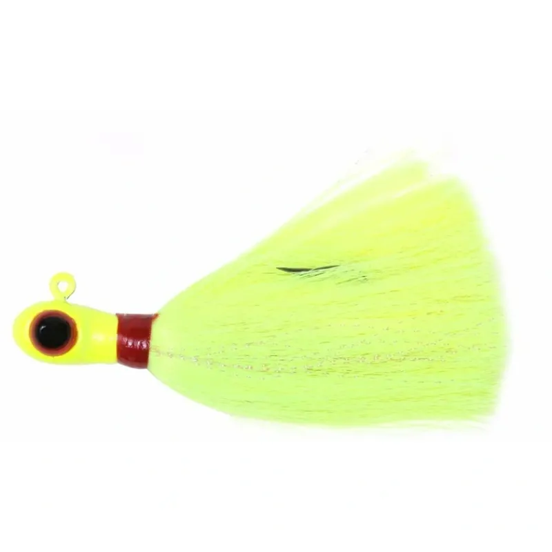 Sea Striker Bugeye Jig, 4 oz, Chartreuse Head/Chartreuse Tail - Your Premium Fishing Gear Store Rods Lines Baits Accessories* Online