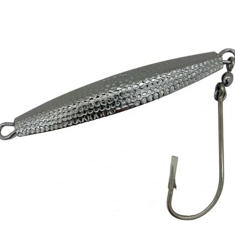 Sea Striker Hammered Diamond Jig, 4oz, Single 7/0 Hook, No Tube - Your Premium Fishing Gear Store Rods Lines Baits Accessories* Online