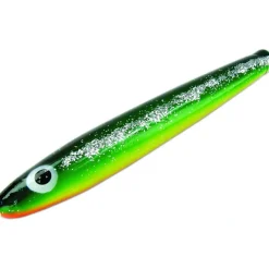 Sea Striker Unrigged Cedar Plug, 6", Black/Green/Yellow/Orange - Your Premium Fishing Gear Store Rods Lines Baits Accessories* Best Sale