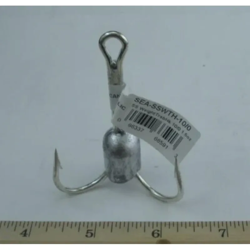 Sea Striker Weighted Treble Hook 1.5 oz. Mustad 3551DT - Your Premium Fishing Gear Store Rods Lines Baits Accessories* Store