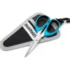 Shimano Brutas 5" Scissors w/Sheath, Blk/Cyan Handles, High - Your Premium Fishing Gear Store Rods Lines Baits Accessories* Best