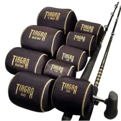 Shimano Tiagra Neoprene Reel Cover, Black - Your Premium Fishing Gear Store Rods Lines Baits Accessories* Cheap