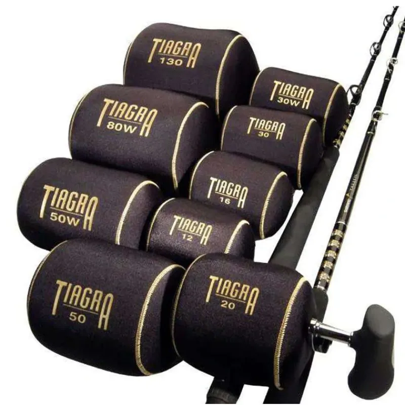 Shimano Tiagra Neoprene Reel Cover, Black - Your Premium Fishing Gear Store Rods Lines Baits Accessories* Cheap