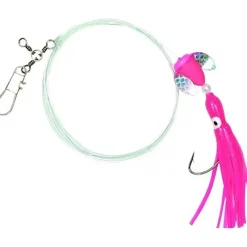 Shur Strike Spin-Glo Fluke Rig, Nickel Wide Gap Hook, Pink - Your Premium Fishing Gear Store Rods Lines Baits Accessories* Flash Sale