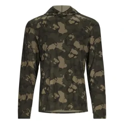 Simms Bugstopper SolarFlex Hoody Regiment Camo Olive Drab - Your Premium Fishing Gear Store Rods Lines Baits Accessories* Cheap