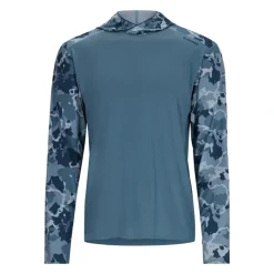 Simms Bugstopper SolarFlex Hoody Neptune/Regiment Camo Neptune - Your Premium Fishing Gear Store Rods Lines Baits Accessories* Shop