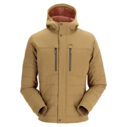 Simms Cardwell Hooded Jacket Camel - Your Premium Fishing Gear Store Rods Lines Baits Accessories* Hot