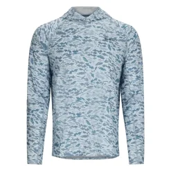 Simms Challenger Solar Hoody Ghost Camo Neptune - Your Premium Fishing Gear Store Rods Lines Baits Accessories* Cheap