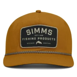 Simms Double Haul Rope Cap Amaretto - Your Premium Fishing Gear Store Rods Lines Baits Accessories* Best