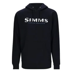 Simms Logo Hoody Midnight - Your Premium Fishing Gear Store Rods Lines Baits Accessories* Online