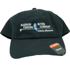 Simms Logo Single Haul Cap Black - Your Premium Fishing Gear Store Rods Lines Baits Accessories* Best