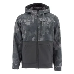 Simms Rogue Hoody - Hex Flo Camo Carbon - Your Premium Fishing Gear Store Rods Lines Baits Accessories* Store
