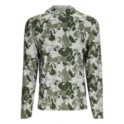 Simms SolarFlex Hoody Regiment Camo Clover - Your Premium Fishing Gear Store Rods Lines Baits Accessories* Clearance