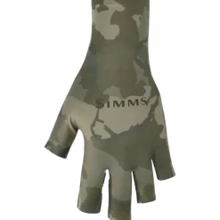 Simms SolarFlex SunGlove Regiment Camo Olive Drab - Your Premium Fishing Gear Store Rods Lines Baits Accessories* Cheap