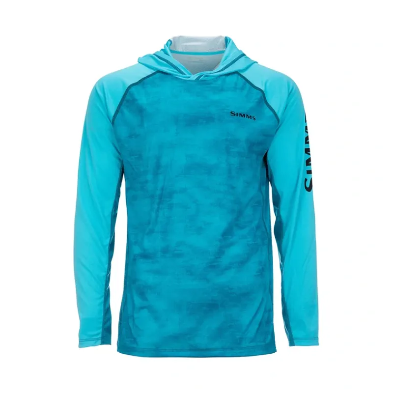 Simms SolarVent Hoody - Daze Camo Pool - Your Premium Fishing Gear Store Rods Lines Baits Accessories* Online