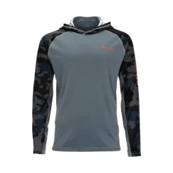 Simms SolarVent Hoody - Woodland Camo Storm - Your Premium Fishing Gear Store Rods Lines Baits Accessories* Discount