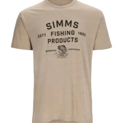 Simms Stacked Logo Bass T-Shirt Sale - Your Premium Fishing Gear Store Rods Lines Baits Accessories* Online