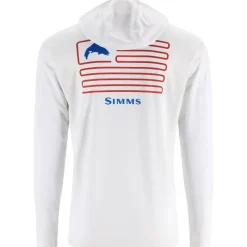 Simms Tech Hoody Artist Series White / Trout Flag Sale - Your Premium Fishing Gear Store Rods Lines Baits Accessories* Shop