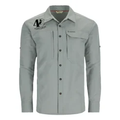 Simms 40th Logo Guide Shirt Cinder - Your Premium Fishing Gear Store Rods Lines Baits Accessories* Hot