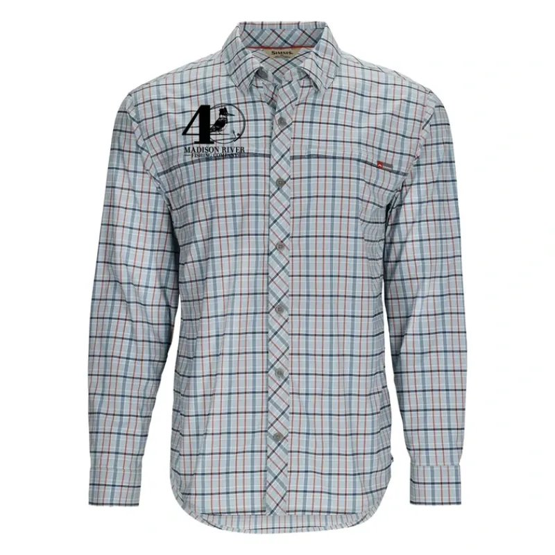 Simms 40th Logo Stone Cold LS Shirt Simms Americana - Your Premium Fishing Gear Store Rods Lines Baits Accessories* New