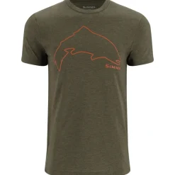 Simms Trout Outline T-Shirt - Your Premium Fishing Gear Store Rods Lines Baits Accessories* Online