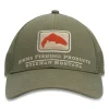 Simms Trout Trucker Icon Riffle Green - Your Premium Fishing Gear Store Rods Lines Baits Accessories* Discount
