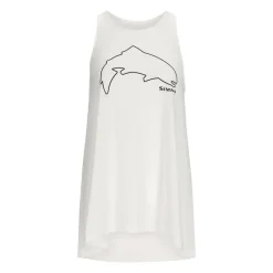 Simms Women's Trout Outline Tank White - Your Premium Fishing Gear Store Rods Lines Baits Accessories* Best Sale