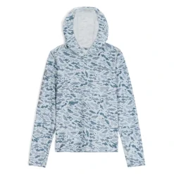 Simms Youth Solar Tech Hoody Ghost Camo Neptune - Your Premium Fishing Gear Store Rods Lines Baits Accessories* Best