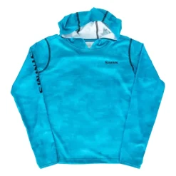 Simms Youth Solar Tech Hoody - Daze Camo Pool - Your Premium Fishing Gear Store Rods Lines Baits Accessories* Best Sale