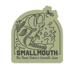 Smallmouth: The Trout Fisher's Summer Love Sticker - Your Premium Fishing Gear Store Rods Lines Baits Accessories* Fashion