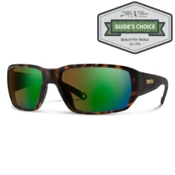 Smith Hookset Sunglasses Matte Tortoise ChromaPop Glass Polarchromic Brown Green Mirror - Your Premium Fishing Gear Store Rods Lines Baits Accessories* Cheap