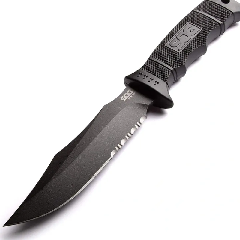 SOG Seal Pup Fixed Blade Knife with Nylon Sheath, 4.75" - Your Premium Fishing Gear Store Rods Lines Baits Accessories* Flash Sale