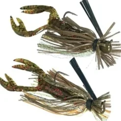 Stanley Finesse Jig-1/4 oz. - Green Pumpkin/Pumpkin, 2Pk - Your Premium Fishing Gear Store Rods Lines Baits Accessories* Best