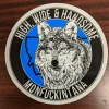 Statriot Designs High Wide & Handsome Grey Wolf Sticker - Your Premium Fishing Gear Store Rods Lines Baits Accessories* Fashion