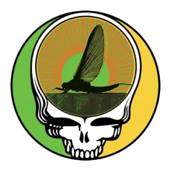 Steal Your Face Green Drake 4" - Grateful - Your Premium Fishing Gear Store Rods Lines Baits Accessories* New