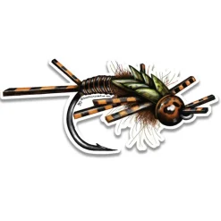 Stonefly Sketch Sticker - Your Premium Fishing Gear Store Rods Lines Baits Accessories* Best Sale