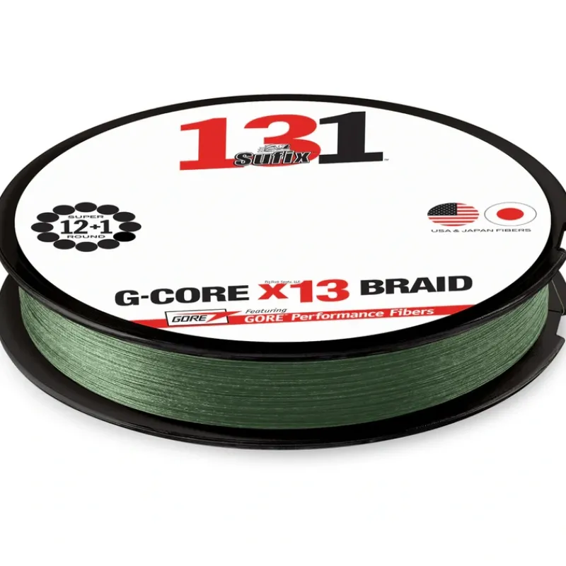Sufix Braid Line, 30lb Test, 150yd, Low Vis Green - Your Premium Fishing Gear Store Rods Lines Baits Accessories* Clearance