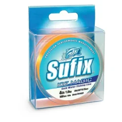Sufix Ice Magic Monofilament Ice Fishing Line, [2-8lb, 100-300yd, Neon Orange] - Your Premium Fishing Gear Store Rods Lines Baits Accessories* Sale