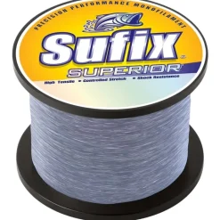 Sufix Superior Monofilament Line 50lb 2405yd Smoke Blue 2.2lb - Your Premium Fishing Gear Store Rods Lines Baits Accessories* Sale