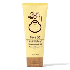 Sun Bum SPF 50 Clear Face Sunscreen Lotion 3oz - Your Premium Fishing Gear Store Rods Lines Baits Accessories* Flash Sale