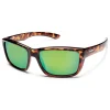 Suncloud Mayor Sunglasses Tortoise Polarized Green Mirror - Your Premium Fishing Gear Store Rods Lines Baits Accessories* Cheap