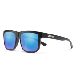 Suncloud Quiver Matte Black Polarized Blue Mirror - Your Premium Fishing Gear Store Rods Lines Baits Accessories* Discount