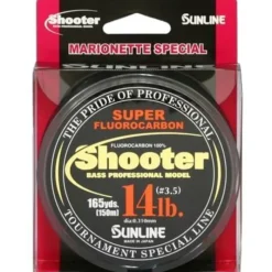 Sunline Shooter Marionette Special 100% Fluorocarbon Line, 165yd - Your Premium Fishing Gear Store Rods Lines Baits Accessories* Store
