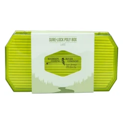 Sure-Lock Poly Ridge Foam Fly Box Green Large - Your Premium Fishing Gear Store Rods Lines Baits Accessories* Cheap