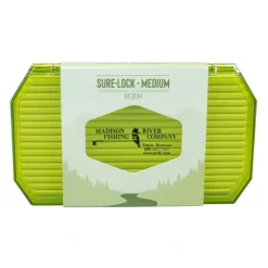 Sure-Lock Poly Ridge Foam Fly Box Green Medium - Your Premium Fishing Gear Store Rods Lines Baits Accessories* Best