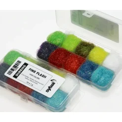 Sybai Fine Flash Nymph Dubbing Box- Vivid - Your Premium Fishing Gear Store Rods Lines Baits Accessories* Hot