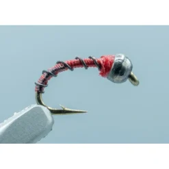 TB Midge BLK/RED #18 - Your Premium Fishing Gear Store Rods Lines Baits Accessories* Outlet