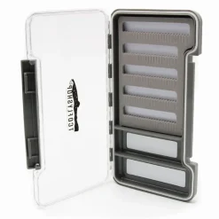 Fly Fishing^ TCO Fly Box - Waterproof Thin box foam/2 compartment - Your Premium Fishing Gear Store Rods Lines Baits Accessories