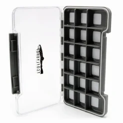 Fly Fishing^ TCO Fly Box - Waterproof thin box 18 compartment - Your Premium Fishing Gear Store Rods Lines Baits Accessories